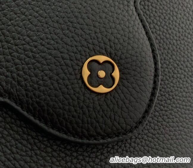 Good Quality Louis Vuitton Capucines BB Bag in Black Taurillon Leather with Lovelock Chain M23950 2024