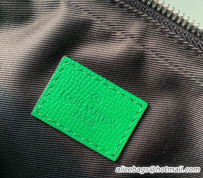 Well Crafted Louis Vuitton Alpha Messenger bag in Leather and Monogram Canvas M31014 Cactus Green 2024