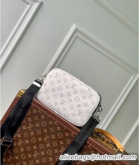 Pretty Style Louis Vuitton Alpha Messenger bag in Leather and Monogram Canvas M31069 Optic White 2024