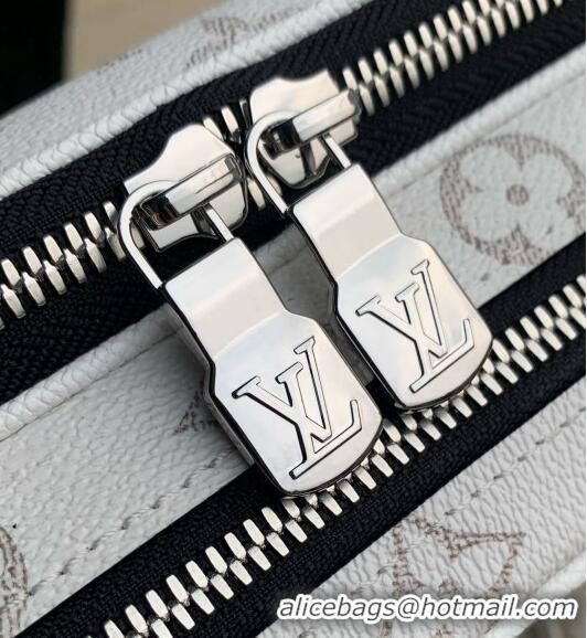 Pretty Style Louis Vuitton Alpha Messenger bag in Leather and Monogram Canvas M31069 Optic White 2024