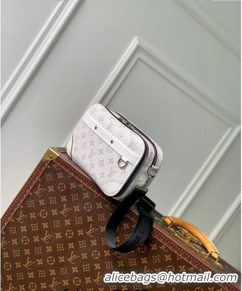 Pretty Style Louis Vuitton Alpha Messenger bag in Leather and Monogram Canvas M31069 Optic White 2024