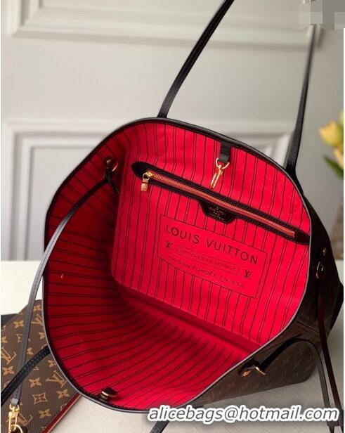 Promotional Louis Vuitton Classic Neverfull MM Tote Bag M48228 Monogram Canvas/Red/Black 2024