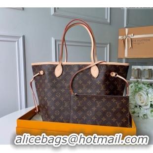 Market Sells Louis Vuitton Classic Neverfull MM Tote Bag M40995 Monogram Canvas/Beige 2024