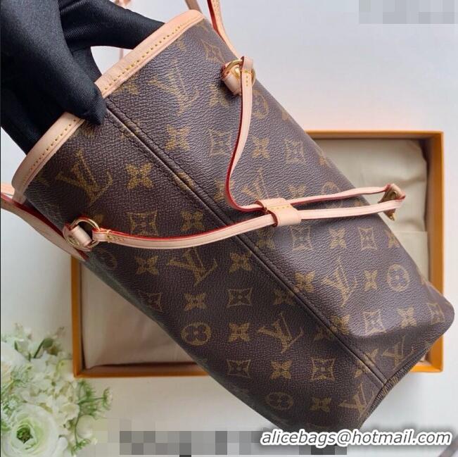 Super Quality Louis Vuitton Classic Neverfull MM Tote Bag M41178 Monogram Canvas/Fuchsia Pink 2024