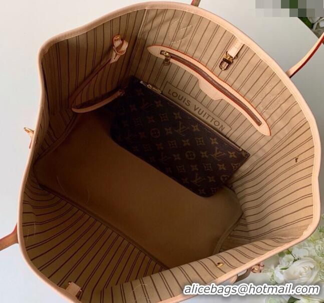 Low Cost Louis Vuitton Classic Neverfull GM Tote Bag M40990 Monogram Canvas/Beige 2024