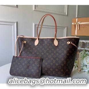 Pretty Style Louis Vuitton Classic Neverfull GM Tote Bag M41180 Monogram Canvas/Red 2024