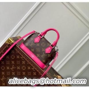 Good Looking Louis Vuitton Nano Alma Bag in Monogram Macassar Canvas M82717 Pink 2024