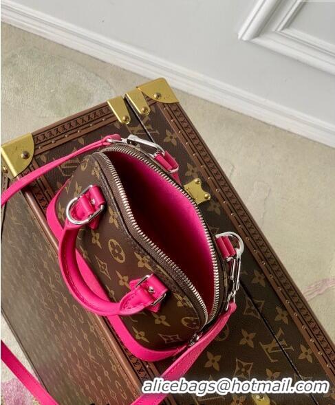 Good Looking Louis Vuitton Nano Alma Bag in Monogram Macassar Canvas M82717 Pink 2024