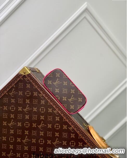 Good Looking Louis Vuitton Nano Alma Bag in Monogram Macassar Canvas M82717 Pink 2024