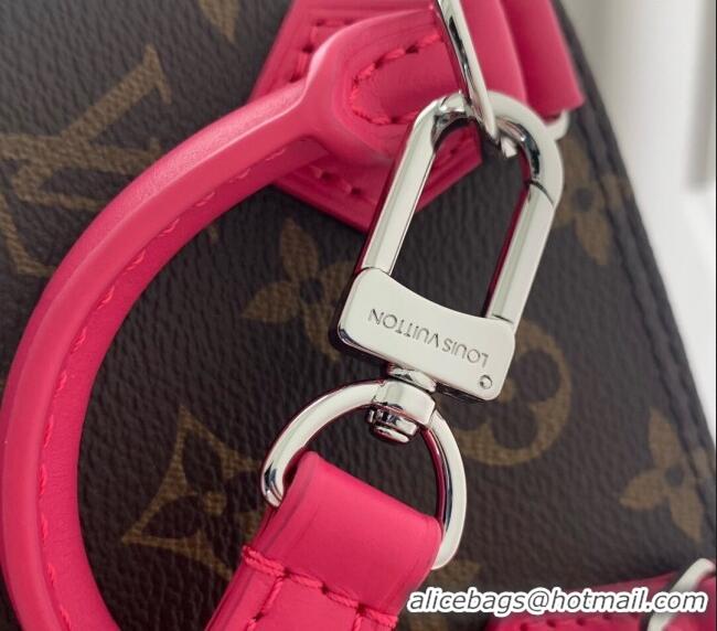 Good Looking Louis Vuitton Nano Alma Bag in Monogram Macassar Canvas M82717 Pink 2024