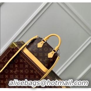 Pretty Style Louis Vuitton Nano Alma Bag in Monogram Macassar Canvas M82717 Yellow 2024