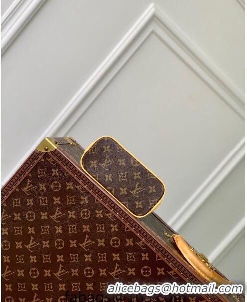 Pretty Style Louis Vuitton Nano Alma Bag in Monogram Macassar Canvas M82717 Yellow 2024