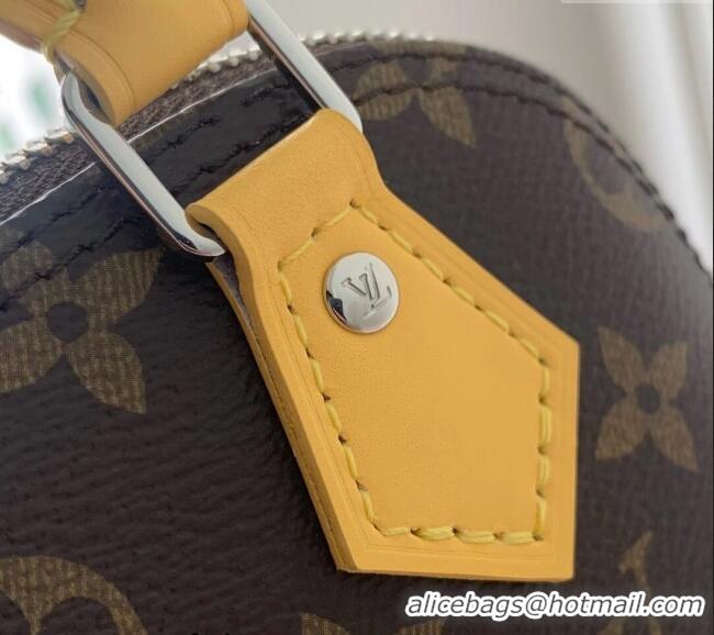 Pretty Style Louis Vuitton Nano Alma Bag in Monogram Macassar Canvas M82717 Yellow 2024