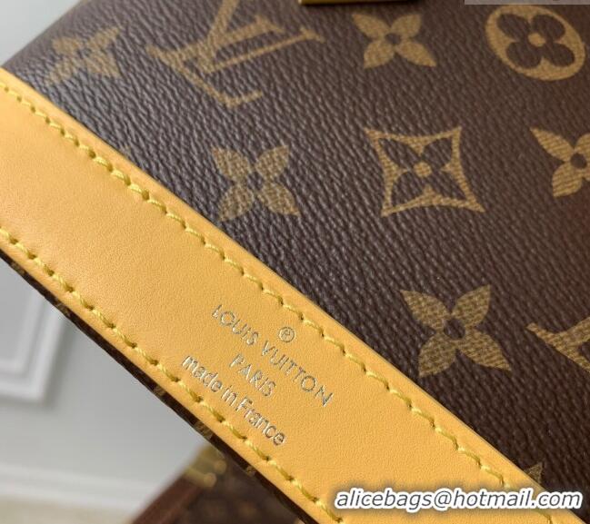 Pretty Style Louis Vuitton Nano Alma Bag in Monogram Macassar Canvas M82717 Yellow 2024