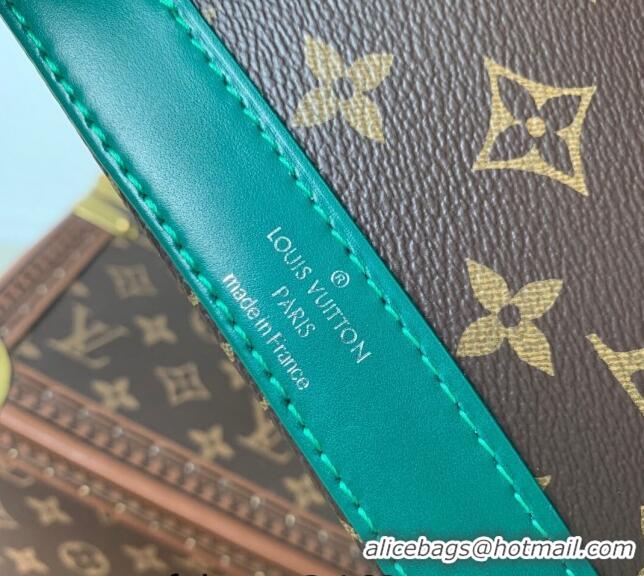 Most Popular Louis Vuitton Nano Alma Bag in Monogram Macassar Canvas M82717 Green 2024