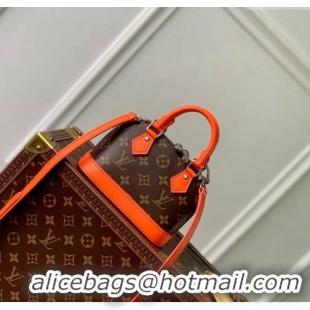 Well Crafted Louis Vuitton Nano Alma Bag in Monogram Macassar Canvas M82717 Orange 2024