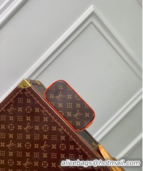 Well Crafted Louis Vuitton Nano Alma Bag in Monogram Macassar Canvas M82717 Orange 2024