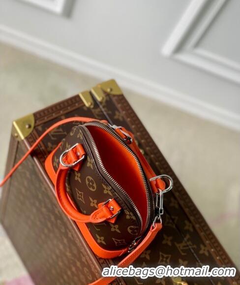 Well Crafted Louis Vuitton Nano Alma Bag in Monogram Macassar Canvas M82717 Orange 2024