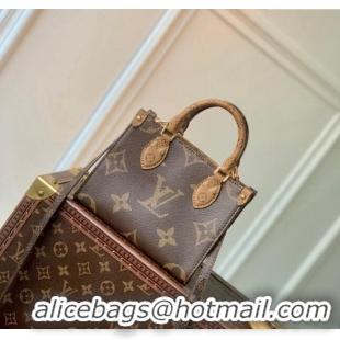 Good Taste Louis Vuitton OnTheGo BB Tote Bag M46839 Monogram Reverse Canvas 2024