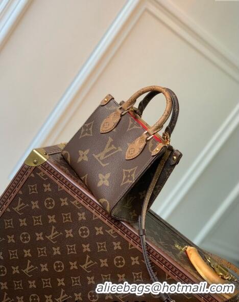 Good Taste Louis Vuitton OnTheGo BB Tote Bag M46839 Monogram Reverse Canvas 2024