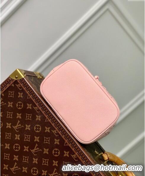 Reasonable Price Louis Vuitton NeoNoe BB Bucket Bag in Opale Pink Monogram Leather M45709 2024