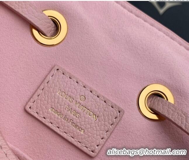 Reasonable Price Louis Vuitton NeoNoe BB Bucket Bag in Opale Pink Monogram Leather M45709 2024