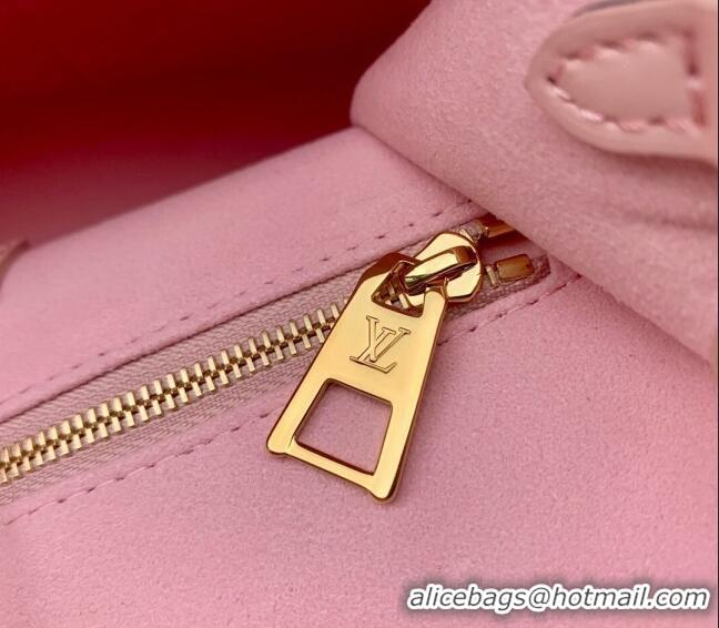 Top Design Louis Vuitton Onthego PM Tote Bag in Opal Pink Monogram Empreinte Leather M47135 2024