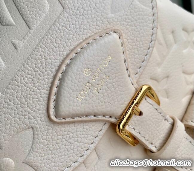 Louis Vuitton Backup Backpack bag in Monogram Empreinte Leather M47106 Cream White 2024