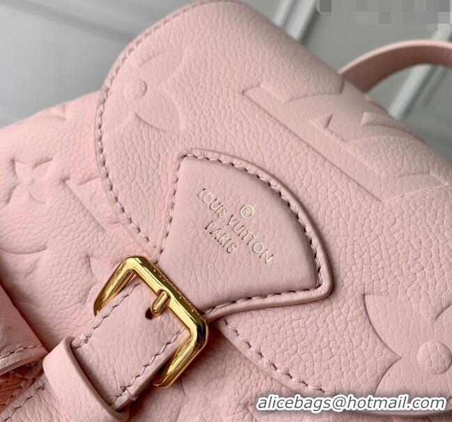 Top Grade Louis Vuitton Backup Backpack bag in Monogram Empreinte Leather M47074 Opal Pink 2024