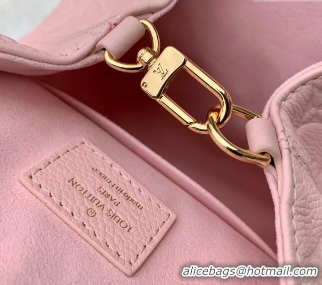 Top Grade Louis Vuitton Backup Backpack bag in Monogram Empreinte Leather M47074 Opal Pink 2024