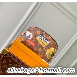 Super Quality Louis Vuitton Cosmetic Pouch in Monogram Canvas with Vintage Hotel Labels M83597 2024