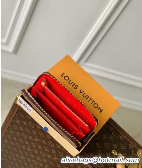 Famous Brand Louis Vuitton Zippy Wallet in Monogram Canvas with Vintage Hotel Labels M60017 2024