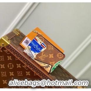 Top Quality Louis Vuitton Lisa Wallet in Monogram Canvas with Vintage Hotel Labels M82383 2024