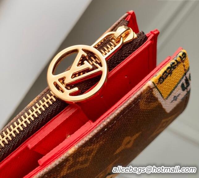 Top Quality Louis Vuitton Lisa Wallet in Monogram Canvas with Vintage Hotel Labels M82383 2024