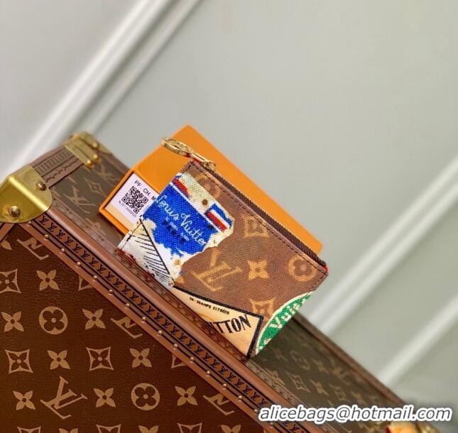 Top Quality Louis Vuitton Lisa Wallet in Monogram Canvas with Vintage Hotel Labels M82383 2024