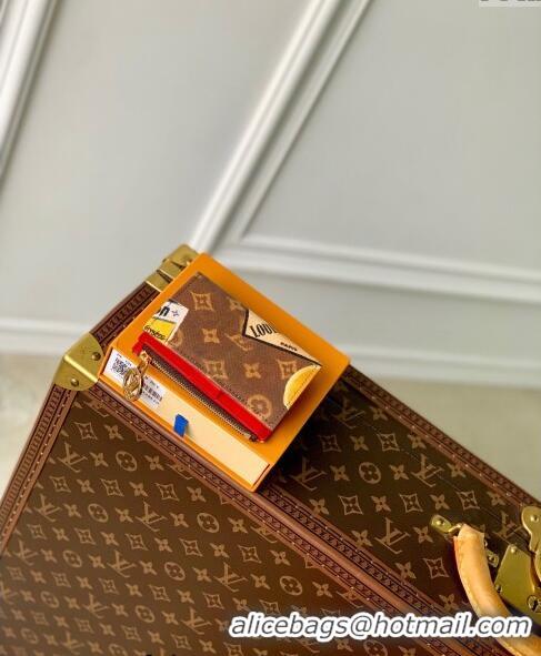 Top Quality Louis Vuitton Lisa Wallet in Monogram Canvas with Vintage Hotel Labels M82383 2024