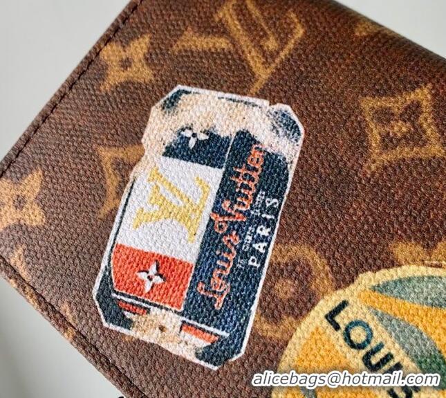 Modern Classic Louis Vuitton Passport Cover in Monogram Canvas with Vintage Hotel Labels M83519 2024