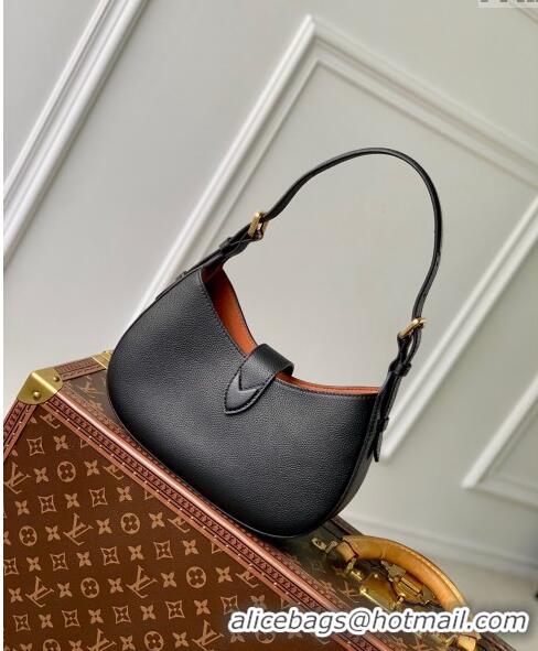 Top Quality Louis Vuitton Low Key Shoulder Bag in Grained Calfskin M24611 Black 2024