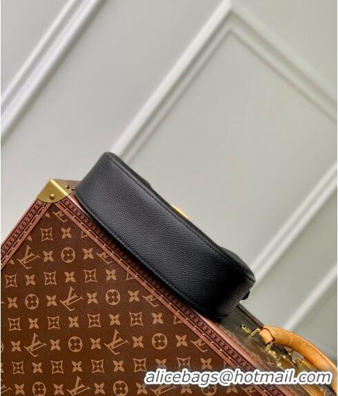 Top Quality Louis Vuitton Low Key Shoulder Bag in Grained Calfskin M24611 Black 2024