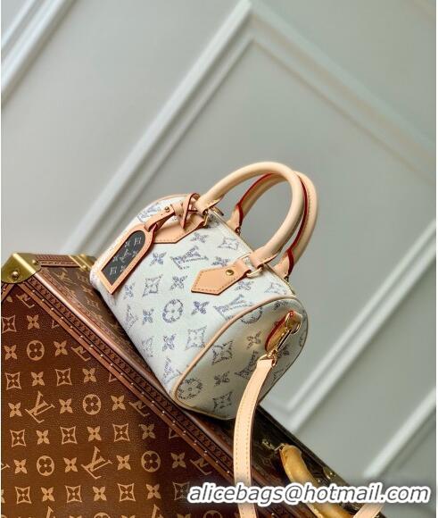 Good Taste Louis Vuitton Speedy Bandoulière 20 bag in Multicolor Beige Monogram Jacquard Fabric M24709 2024