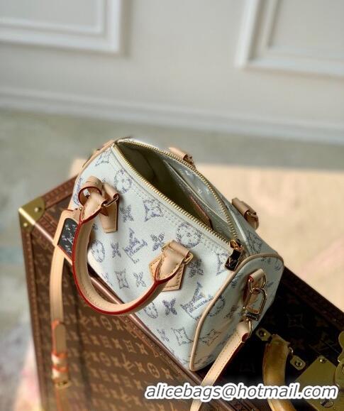 Good Taste Louis Vuitton Speedy Bandoulière 20 bag in Multicolor Beige Monogram Jacquard Fabric M24709 2024