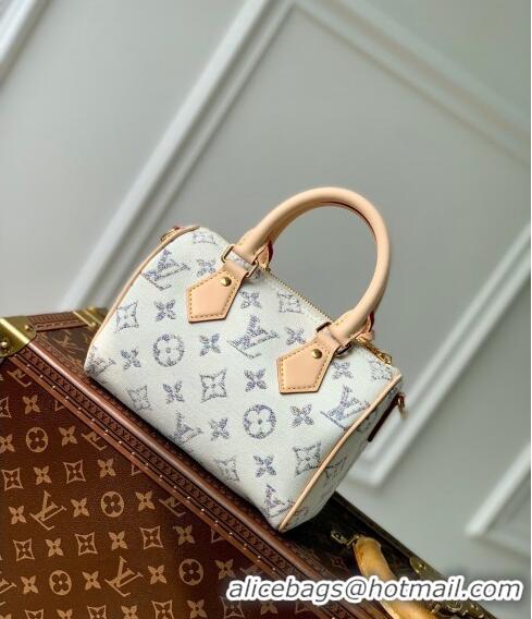 Good Taste Louis Vuitton Speedy Bandoulière 20 bag in Multicolor Beige Monogram Jacquard Fabric M24709 2024