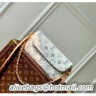 Top Quality Louis Vuitton Wallet on Chain Ivy Mini bag in Multicolor Beige Monogram Jacquard Fabric M83499 2024