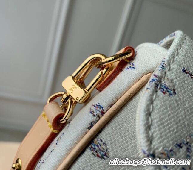 Top Quality Louis Vuitton Wallet on Chain Ivy Mini bag in Multicolor Beige Monogram Jacquard Fabric M83499 2024