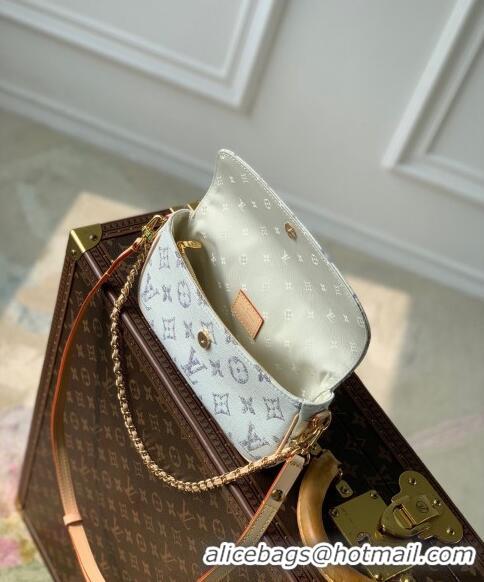 Top Quality Louis Vuitton Wallet on Chain Ivy Mini bag in Multicolor Beige Monogram Jacquard Fabric M83499 2024