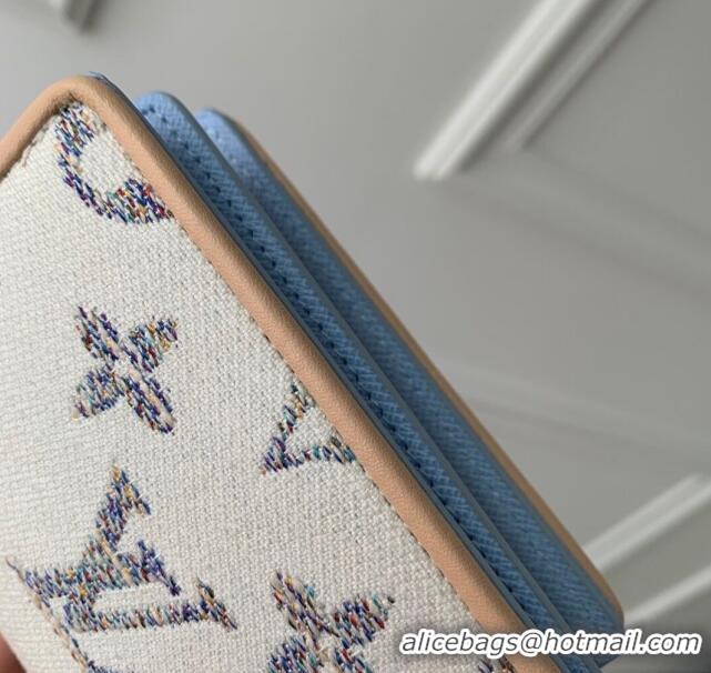 Buy Luxurious Louis Vuitton Lou Wallet in Multicolor Beige Monogram Jacquard Fabric M83500 2024