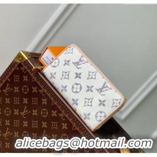 Most Popular Louis Vuitton Zippy Wallet in Multicolor Beige Monogram Jacquard Fabric M83456 2024