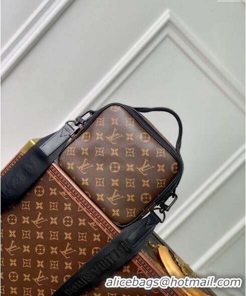 Reasonable Price Louis Vuitton Men's Quest Messenger bag in Monogram Macassar Canvas M46973 2024