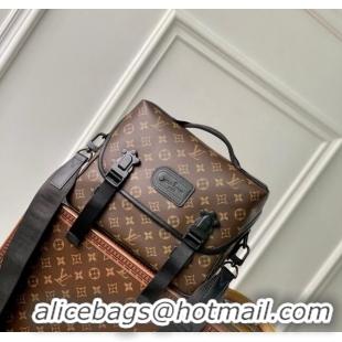 Low Price Louis Vuitton Men's LV Trail Messenger bag in Monogram Macassar Canvas M46972 2024