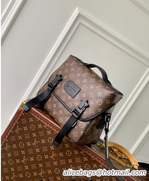 Low Price Louis Vuitton Men's LV Trail Messenger bag in Monogram Macassar Canvas M46972 2024